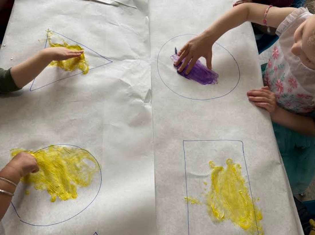 Hands-on sensory art